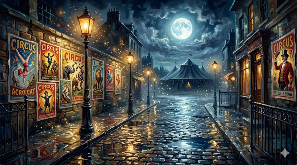 夜の街を彩る光の演出