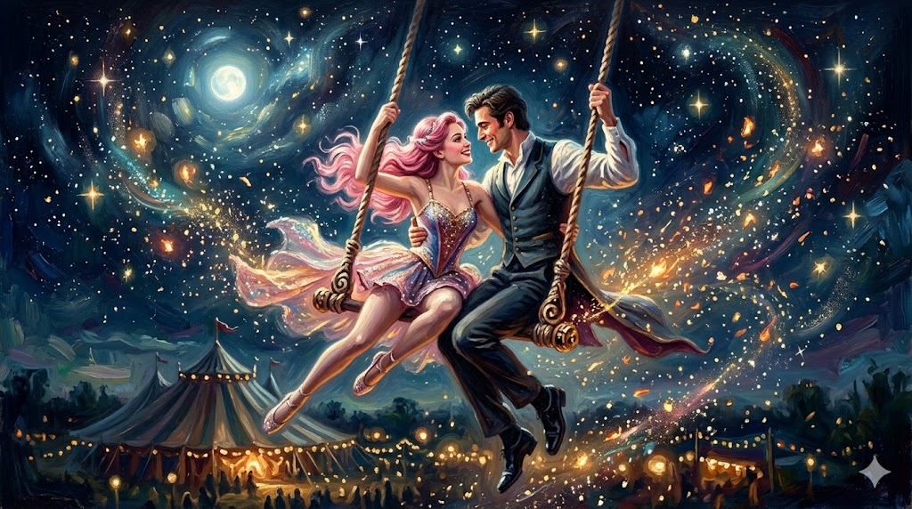 情熱的な空中ブランコの恋人たち